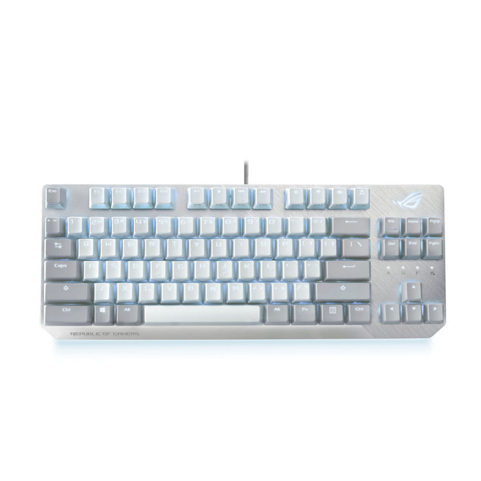 Tastatură Asus ROG Strix Scope NX TKL Moonlight White Qwerty Spaniolă Alb