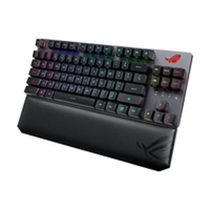 Tastatură Asus ROG Strix Scope RX TKL Wireless Deluxe Qwerty Spaniolă Negru