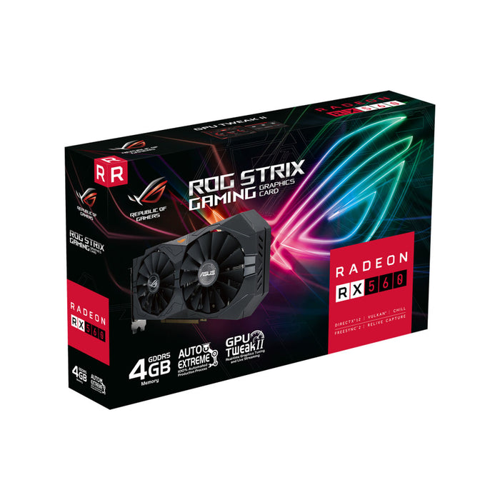 Placă Grafică Asus ROG-STRIX-RX560-4G-V2-GAMING 4 GB GDDR5