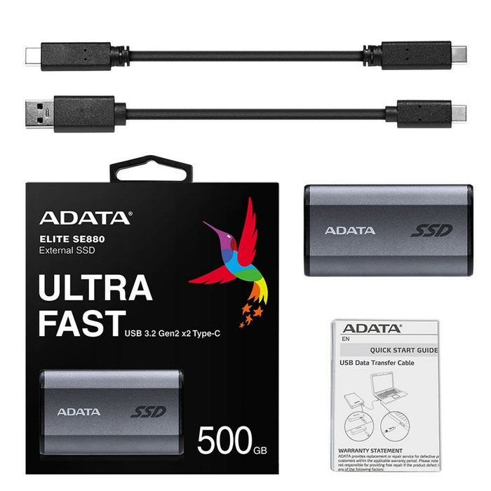 Hard disk Extern Adata SE880 2,5" 500 GB SSD