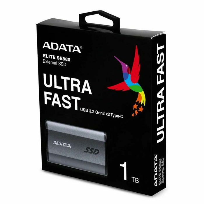 Hard disk Extern Adata AELI-SE880-1TCGY 1 TB SSD 2,5"