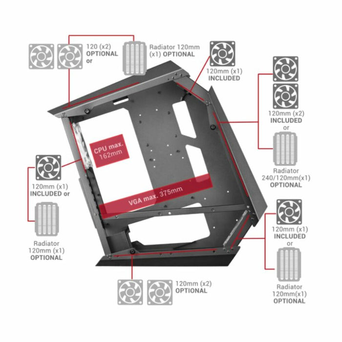 Unitate Semi-tower ATX Mars Gaming MC51