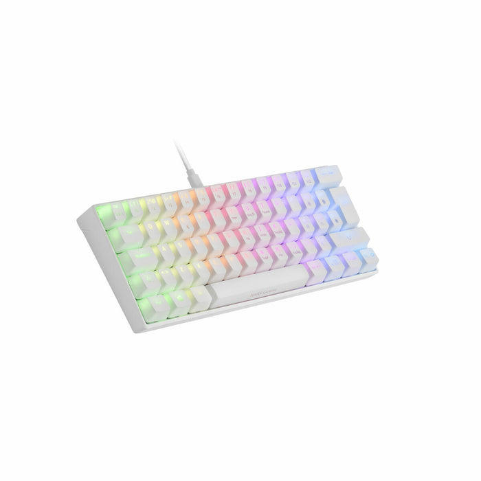 Tastatură Mars Gaming MKMINIWBES Qwerty Spaniolă RGB Alb