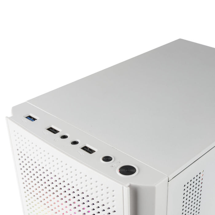 Unitate Semi-tower ATX Mars Gaming MC300W Alb RGB