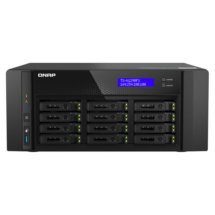 Stocare în Rețea NAS Qnap TS-H1290FX-7232P-64G Negru