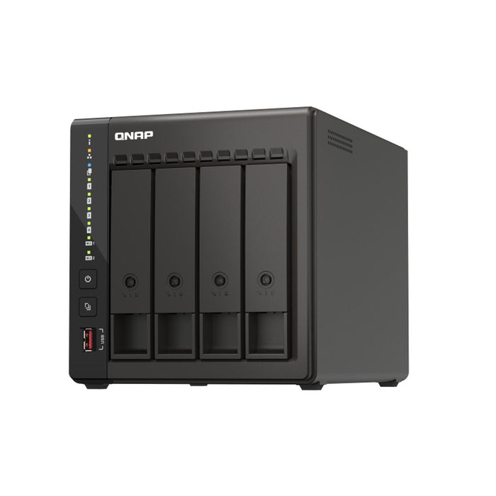 Stocare în Rețea NAS Qnap TS-453E-8G Negru Intel Celeron Intel Celeron J6412