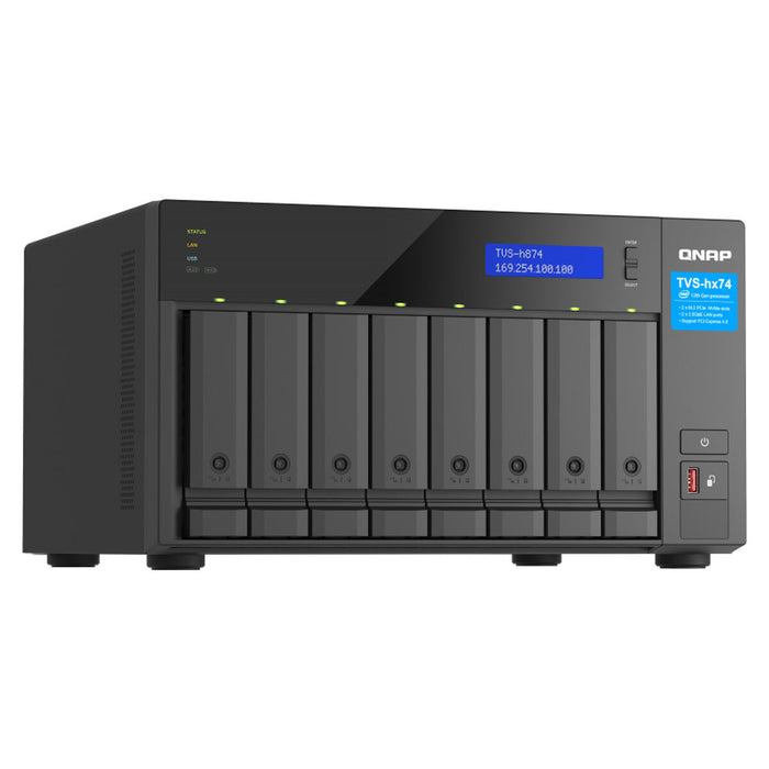 Stocare în Rețea NAS Qnap TVS-H874-I5-32G Negru Intel Core i5-1240