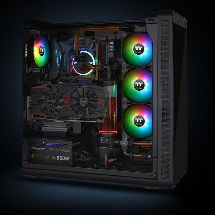 Ventilator de Unitate THERMALTAKE CL-F063-PL12SW-A Ø 12 cm (3 Unități)