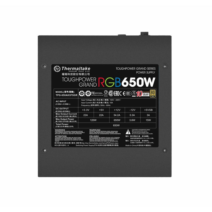Sursă de Alimentare THERMALTAKE Toughpower Grand RGB 650 W