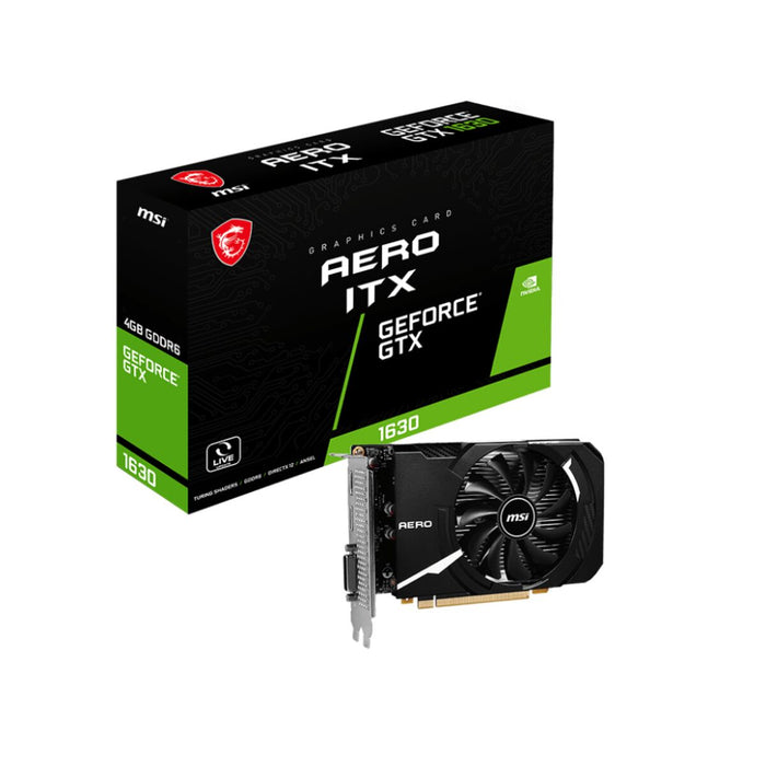 Placă Grafică MSI GTX 1630 AERO ITX GeForce GTX 1630 4 GB GDDR6