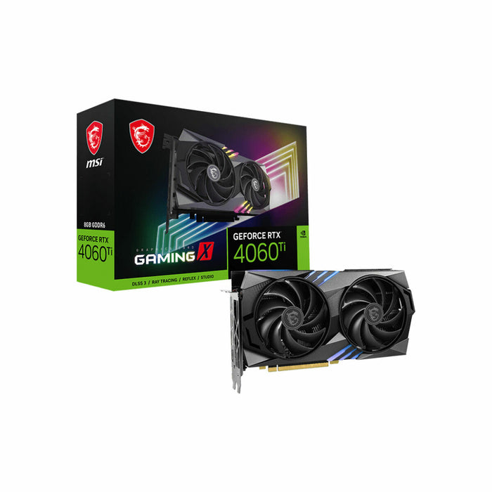 Placă Grafică MSI GeForce RTX 4060 Ti GAMING X 8G Geforce RTX 4060 Ti GDDR6 8 GB