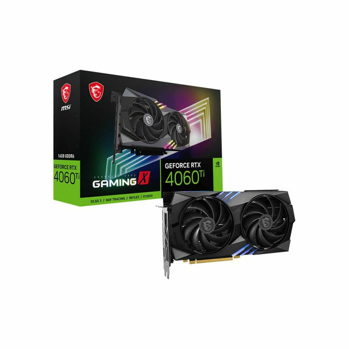Placă Grafică MSI GEFORCE RTX 4060 TI GAMING X 16G Geforce RTX 4060 Ti 16 GB GDDR6