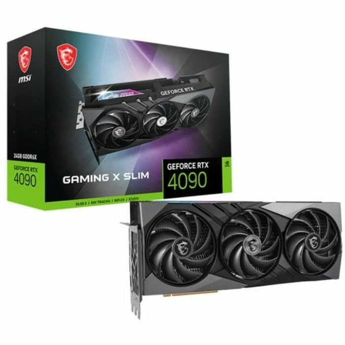 Placă Grafică MSI GEFORCE RTX 4090 GAMING X SLIM 24G 24 GB GDDR6 NVIDIA GeForce RTX 4090