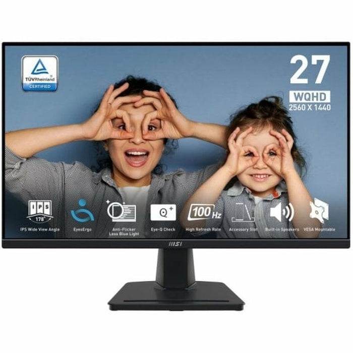 Monitor Gaming MSI PRO MP275Q 27" 100 Hz Wide Quad HD