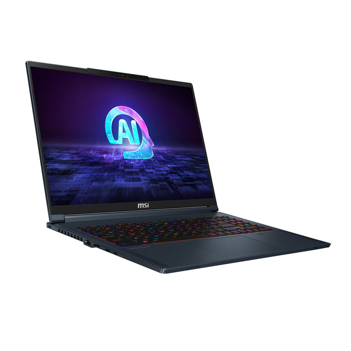 Laptop MSI Stealth 16 AI Studio A1VHG-030ES Qwerty Spaniolă Intel Core Ultra 9 185H 16" 32 GB RAM 2 TB SSD NVIDIA GeForce RTX 40