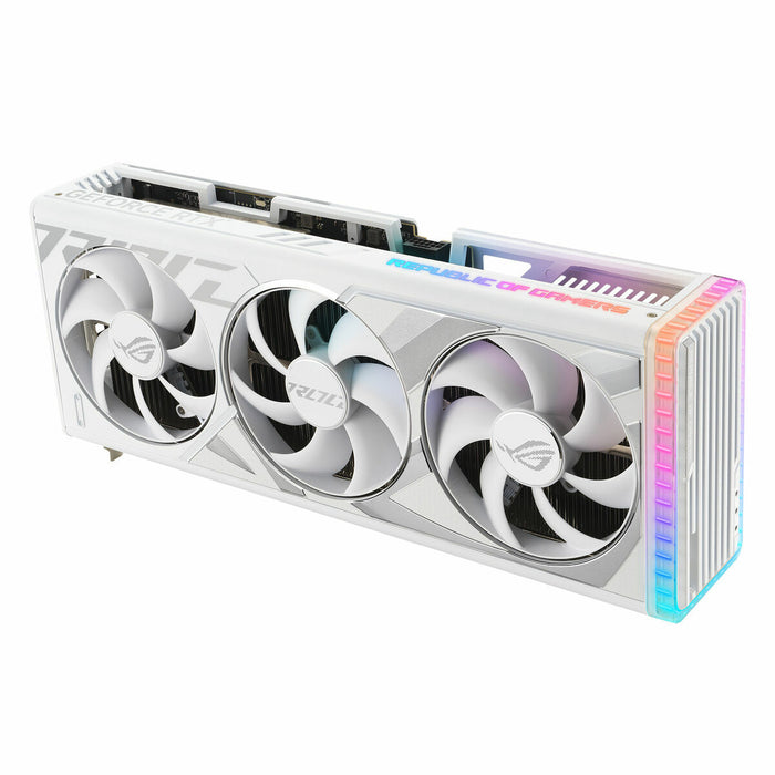Placă Grafică Asus ROG-STRIX-RTX4090-O24G-WHITE NVIDIA GeForce RTX 4090 GDDR6X 24 GB