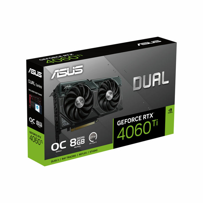 Placă Grafică Asus DUAL-RTX4060TI-O8G Geforce RTX 4060 Ti GDDR6 8 GB