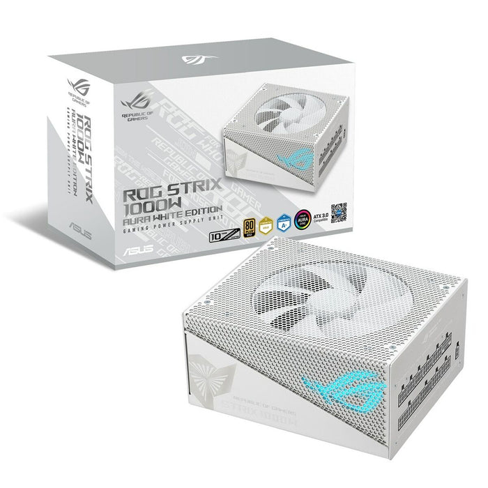 Sursă de Alimentare Asus ROG -STRIX-1000G-AURA 1000 W 80 Plus Gold Alb