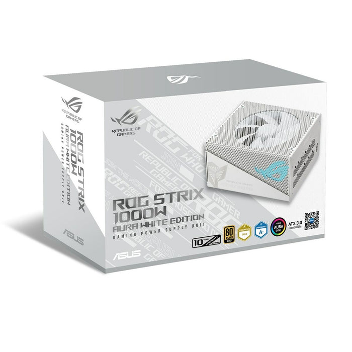 Sursă de Alimentare Asus ROG -STRIX-1000G-AURA 1000 W 80 Plus Gold Alb