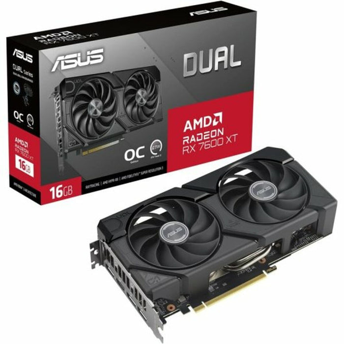 Placă Grafică Asus Dual Radeon RX 7600 XT OC Edition 16 GB GDDR6