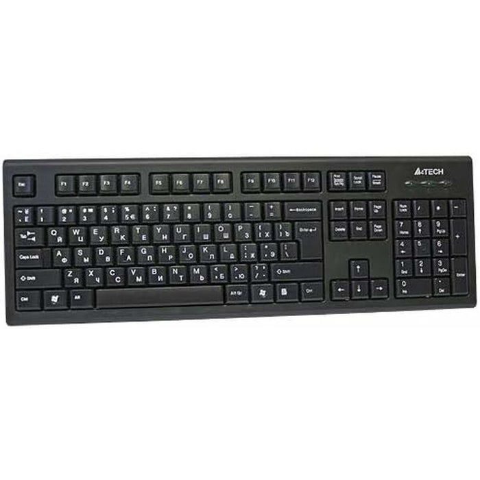 Tastatură A4 Tech KR-85 Negru Engleză EEUU QWERTY