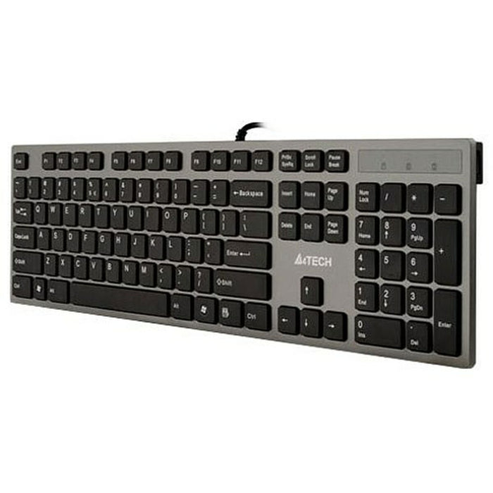 Tastatură A4 Tech KV-300H QWERTY Negru Gri Monocrom Negru/Gri