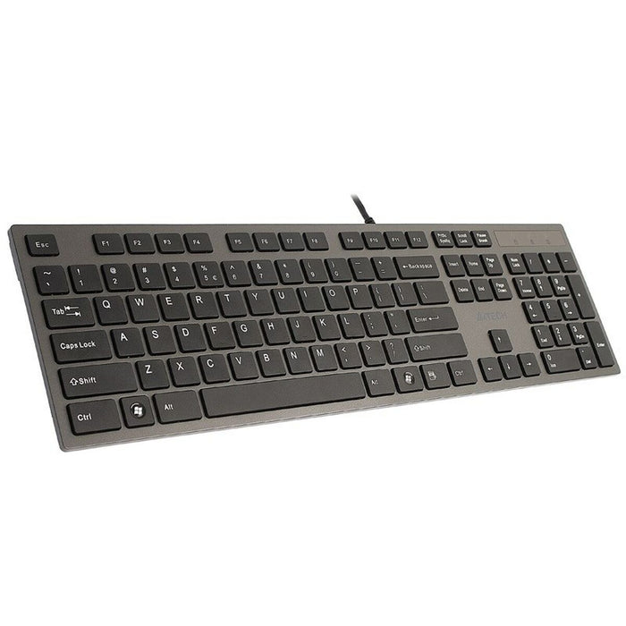 Tastatură A4 Tech KV-300H QWERTY Negru Gri Monocrom Negru/Gri