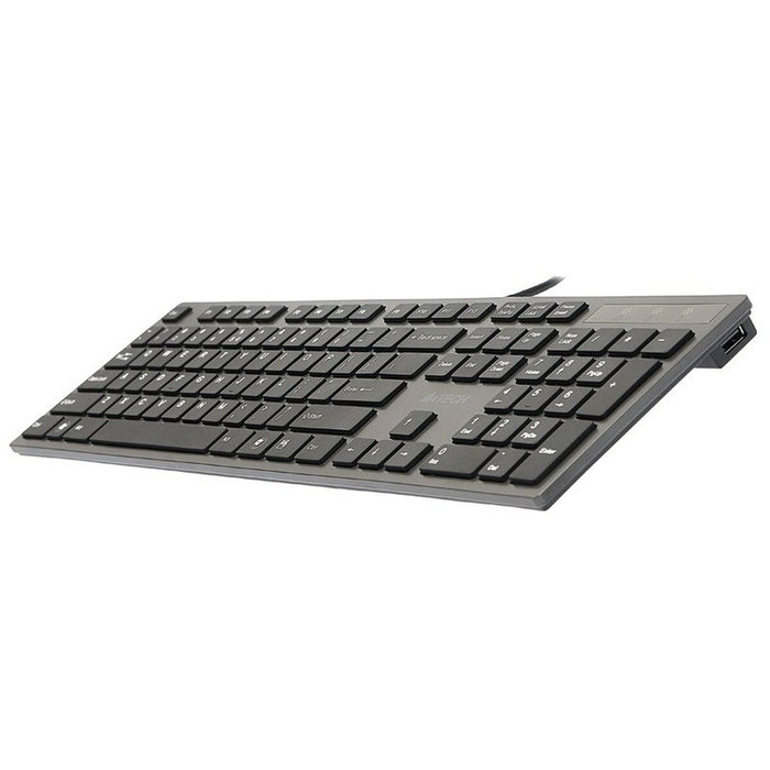 Tastatură A4 Tech KV-300H QWERTY Negru Gri Monocrom Negru/Gri