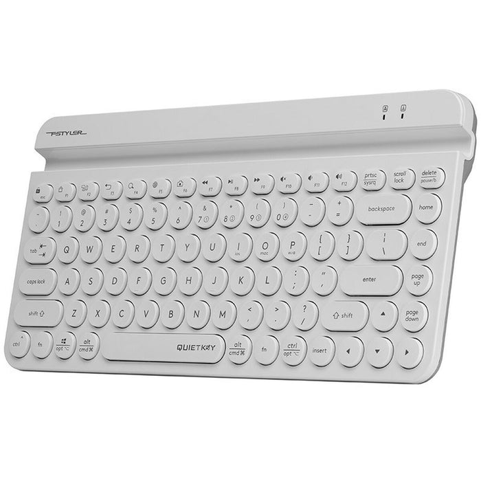 Tastatură A4 Tech A4TKLA47187 QWERTY Alb