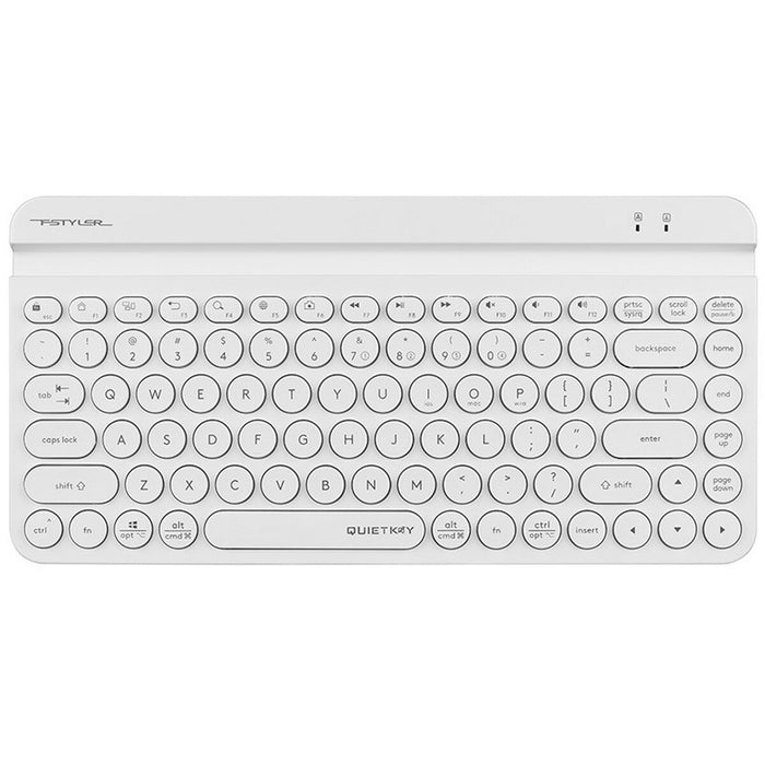 Tastatură A4 Tech A4TKLA47187 QWERTY Alb