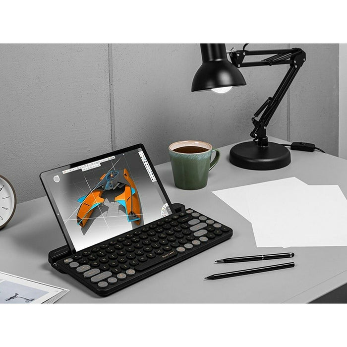 Tastatură A4 Tech A4TKLA47190 QWERTY Negru Gri