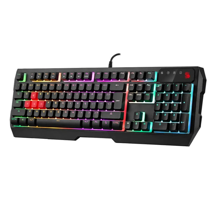 Tastatură A4 Tech A4TKLA47114 Negru RGB QWERTY