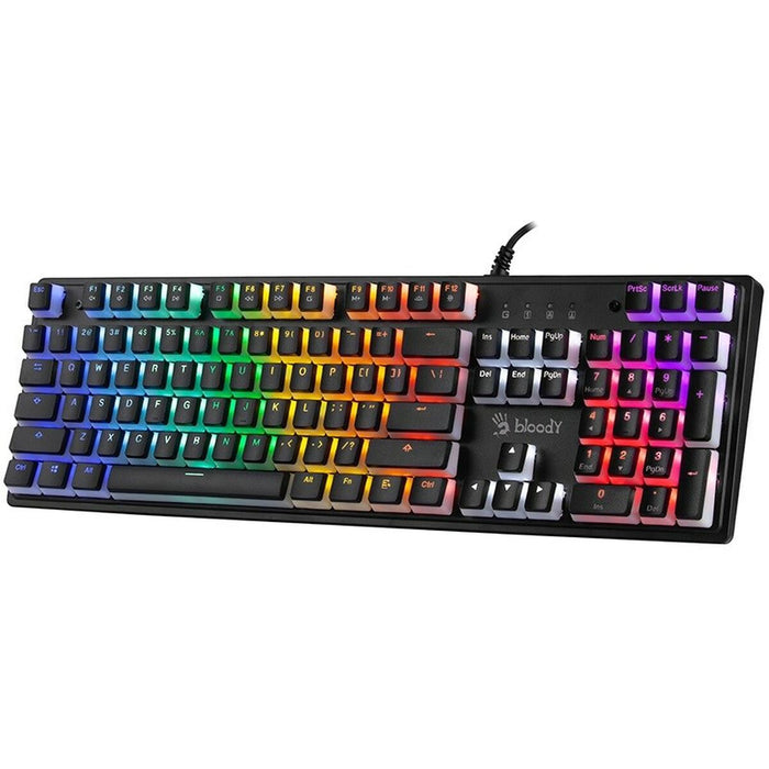 Tastatură A4 Tech A4TKLA47115 Negru Multicolor QWERTY