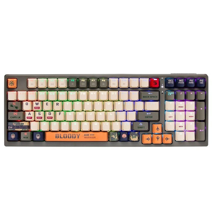 Tastatură A4 Tech A4TKLA47260 Mecanic Verde Multicolor QWERTY