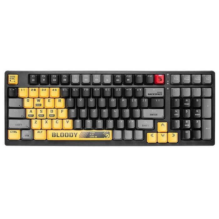 Tastatură A4 Tech A4TKLA47262 Mecanic Negru Multicolor QWERTY