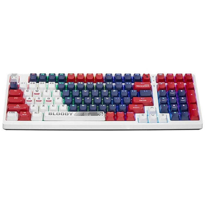 Tastatură A4 Tech A4TKLA47263 Alb Multicolor QWERTY