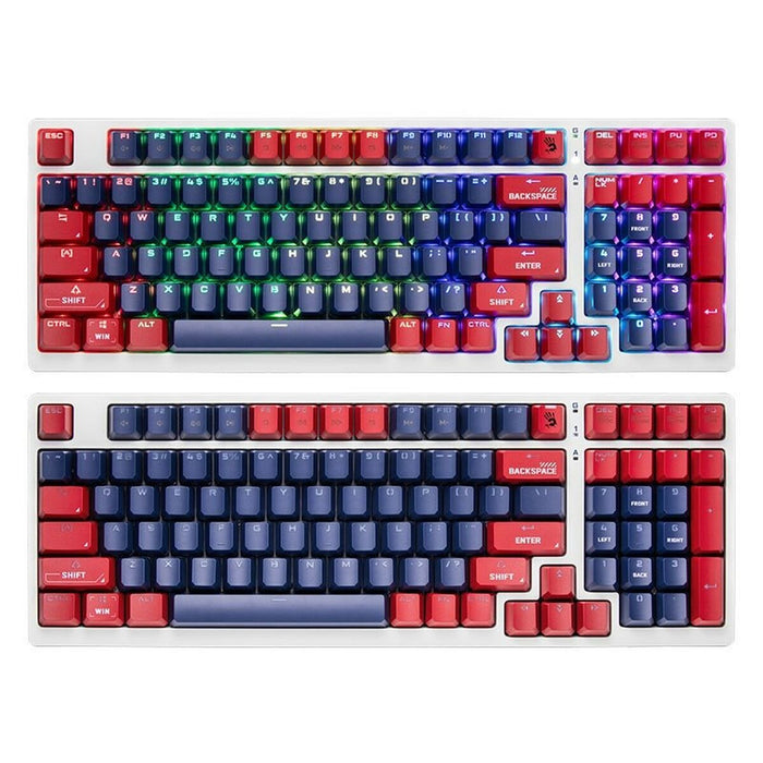 Tastatură A4 Tech A4TKLA47263 Alb Multicolor QWERTY
