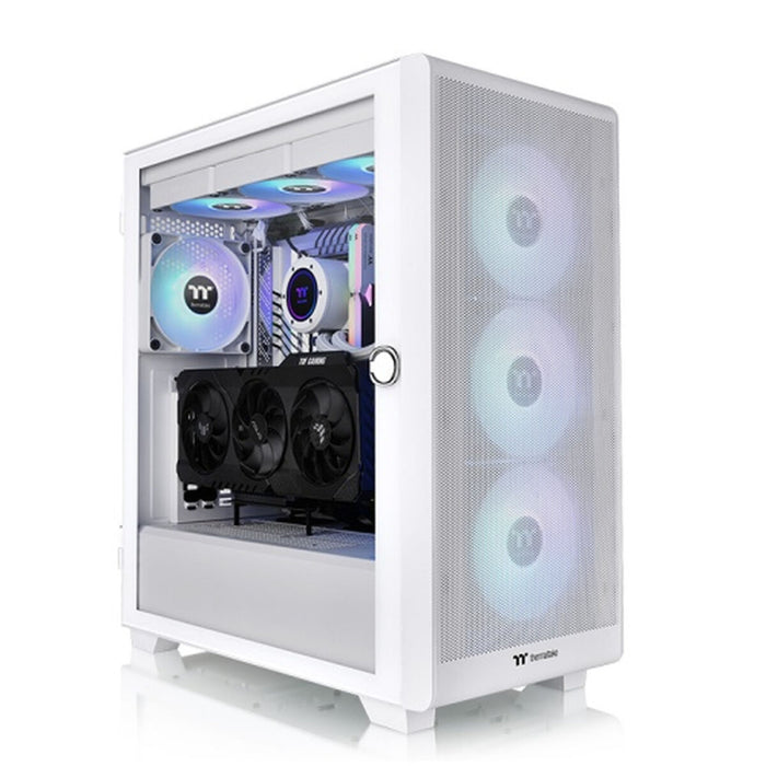 Unitate Semi-tower ATX THERMALTAKE S250 TG ATX Alb Negru