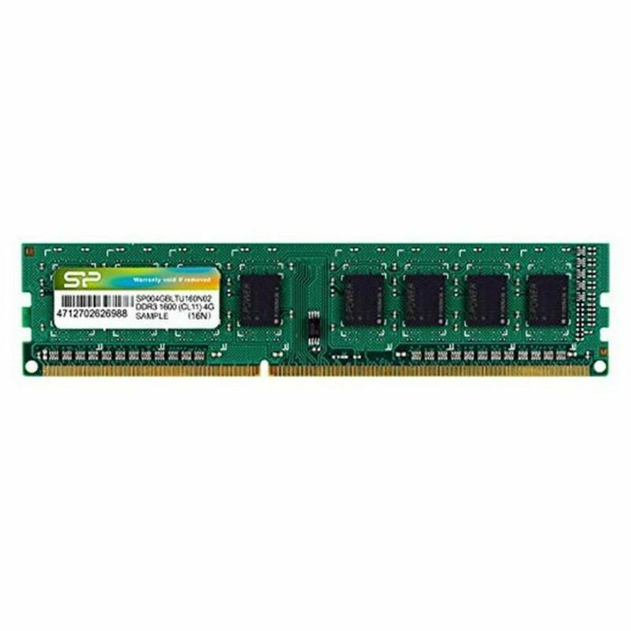 Memorie RAM Silicon Power SP004GBLTU160N02 DDR3 240-pin DIMM 4 GB 1600 Mhz 4 GB DDR3 SDRAM
