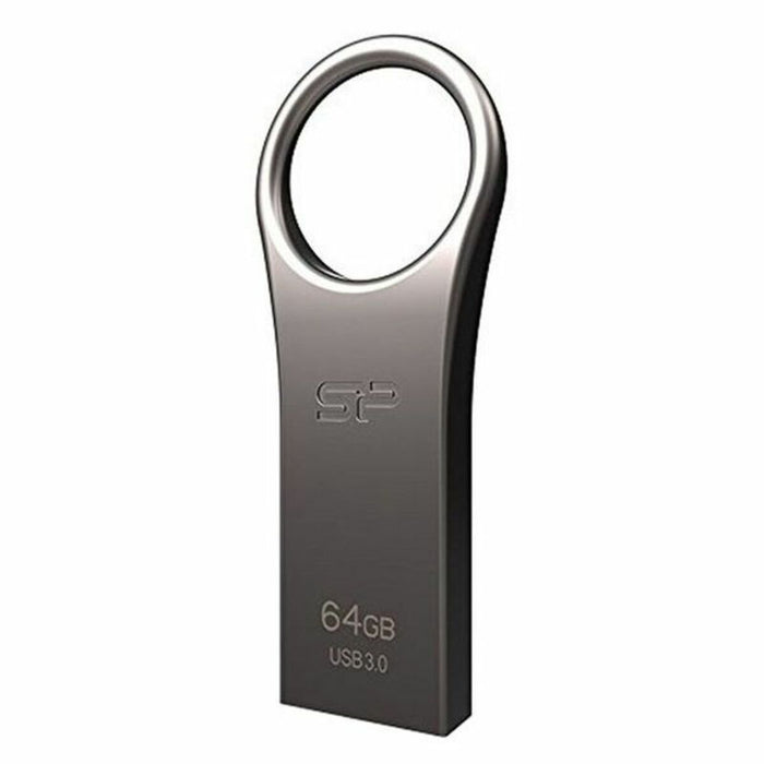 Memorie USB Silicon Power SP064GBUF3J80V1T 64 GB Titaniu Argintiu 64 GB 128 GB