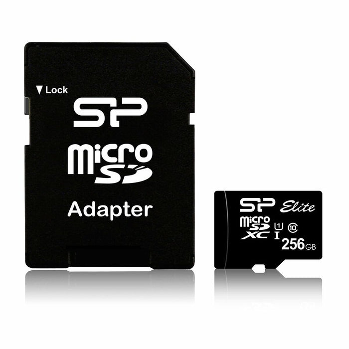 Card de Memorie Micro SD cu Adaptor Silicon Power SP256GBSTXBU1V10SP 256 GB