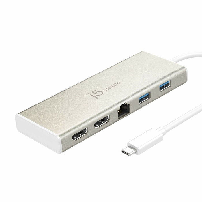Hub USB j5create JCD381-N Alb
