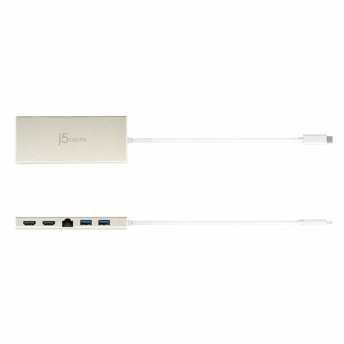 Hub USB j5create JCD381-N Alb