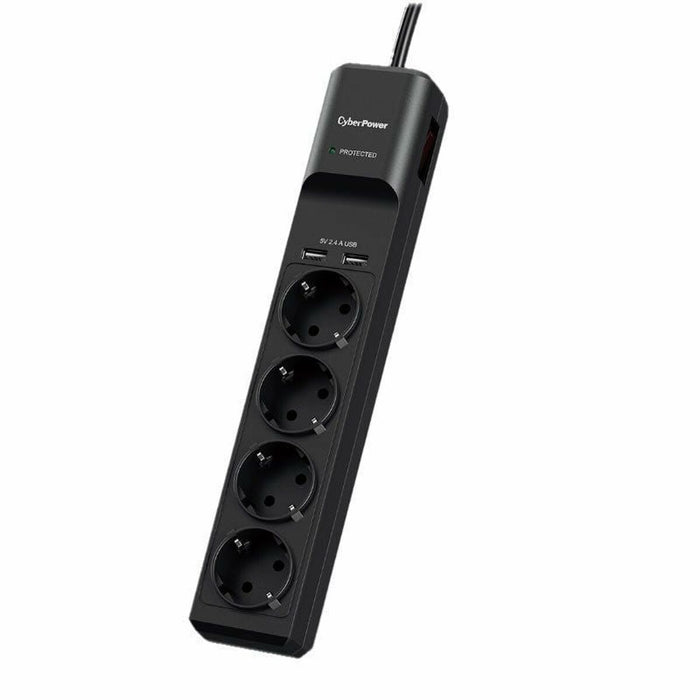 Placă de Circuit Prize 4 puncte de conectare cu întrerupător Cyberpower P0420SUD0-DE (1,8 m)
