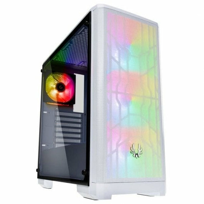 Unitate Semi-tower ATX + Formula Gold 750W 80+ Gold BitFenix Nova Mesh TG 4ARGB Alb