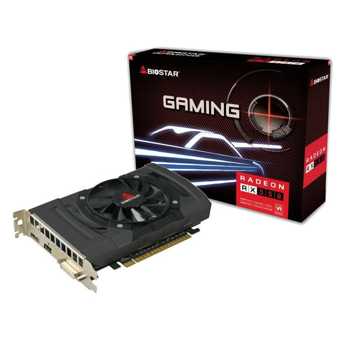 Placă Grafică Biostar Radeon RX550 AMD Radeon RX 550 GDDR5 4 GB