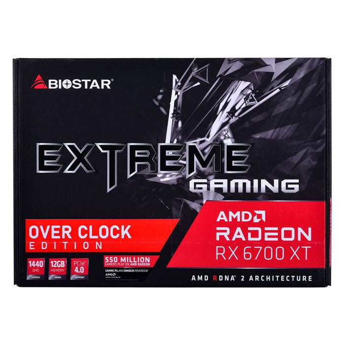 Placă Grafică Biostar VA67S6TML9 Radeon RX 6700 XT 12 GB GDDR6