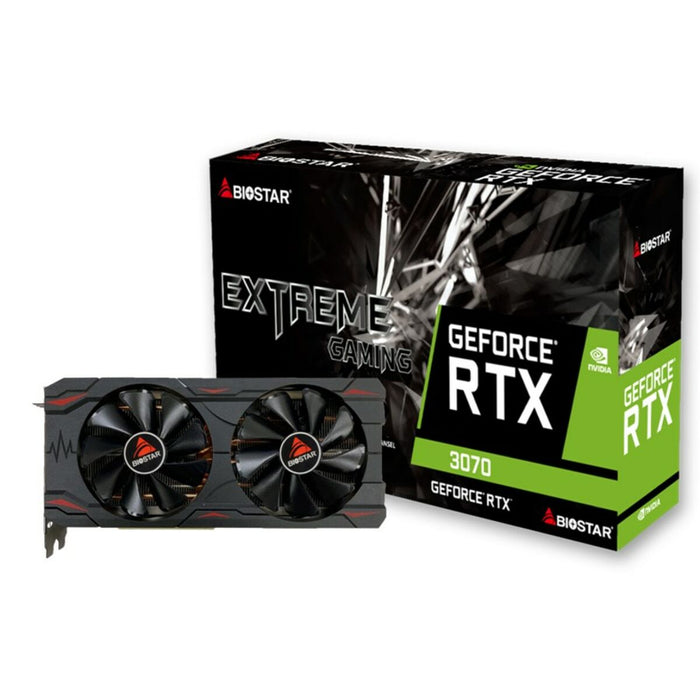 Placă Grafică Biostar VN3706RM82 Geforce RTX 3070 8 GB GDDR6