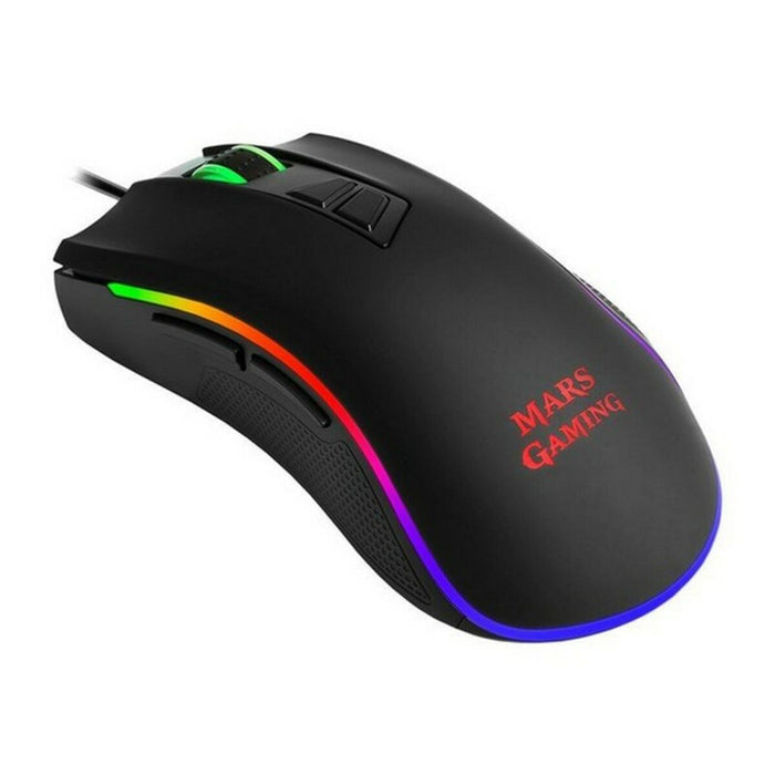 Mouse Gaming cu LED Mars Gaming MM218 10000 dpi