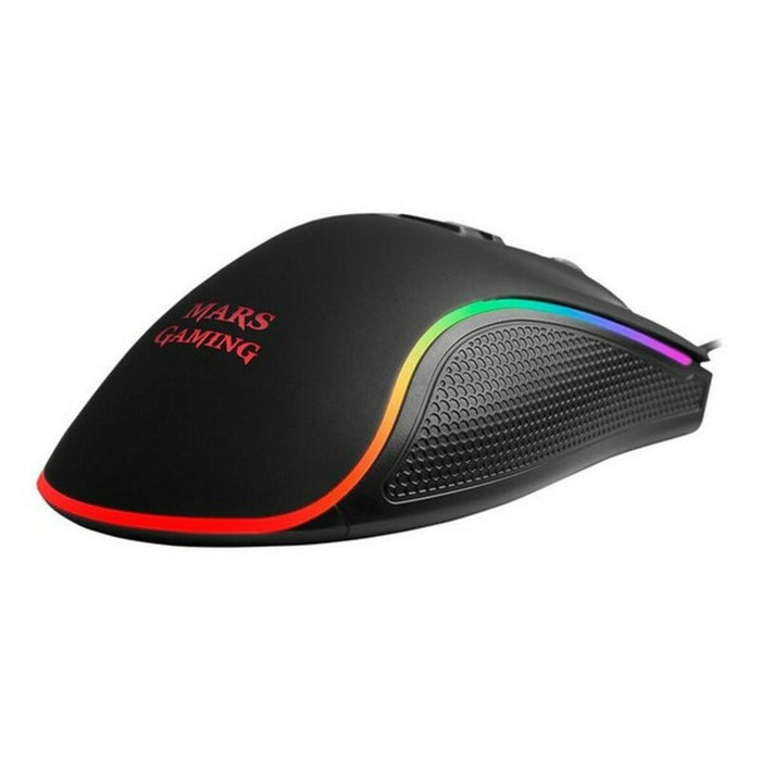 Mouse Gaming cu LED Mars Gaming MM218 10000 dpi